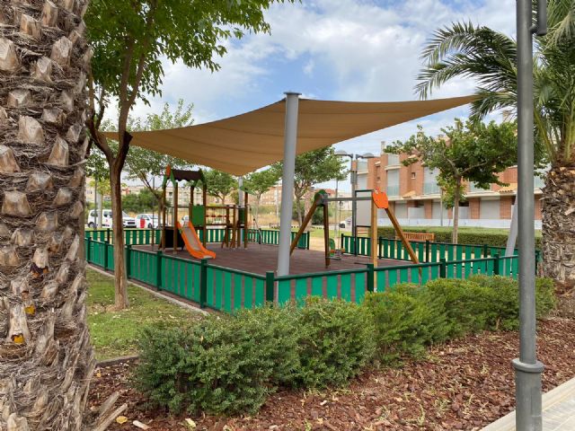 La pedanía de Algezares estrena un parque y jardín de 8.000 m2, adaptado a niños de todas las edades, que fomenta la integración - 1, Foto 1