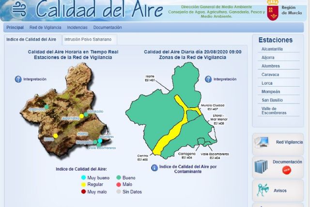 Desactivado el nivel preventivo por partículas en suspensión en La Aljorra - 1, Foto 1
