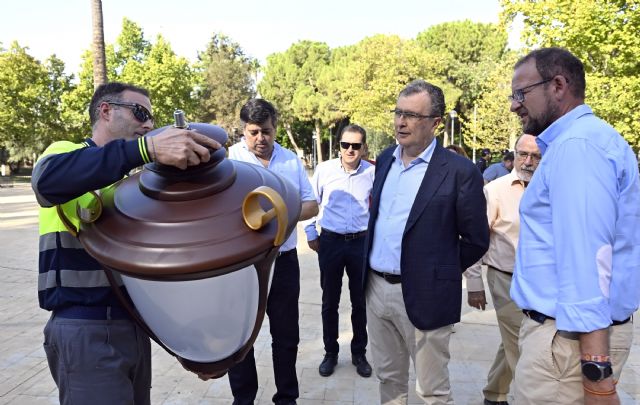 El Jardín del Malecón estrena nueva iluminación que homenajea el emblemático modelo que alumbró la Glorieta de España a principios del siglo pasado - 2, Foto 2