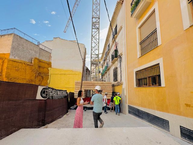Avanza a buen ritmo la nueva promoci�n de viviendas de alquiler para j�venes en la calle Leones, con una inversi�n de m�s de 2,2 millones de euros