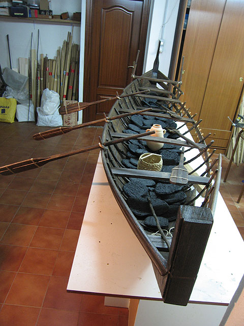 La réplica del Pecio Fenicio de Mazarrón ya está preparada Mazarrón