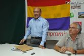 Pedro Marset, candidato a las elecciones europeas por IU, protagonizó en la sede del partido en Totana un acto de precampaña electoral - 13