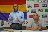 Pedro Marset, candidato a las elecciones europeas por IU, protagonizó en la sede del partido en Totana un acto de precampaña electoral - 14