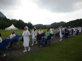 Un total de 60 miembros de la delegación de Totana de la Hospitalidad de Lourdes han peregrinado a la ciudad francesa junto con 7 enfermos - 4