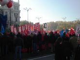 Más de un centenar de trabajadores totaneros asistieron hoy en Madrid a la manifestación, convocada por CC.OO. y UGT - 6