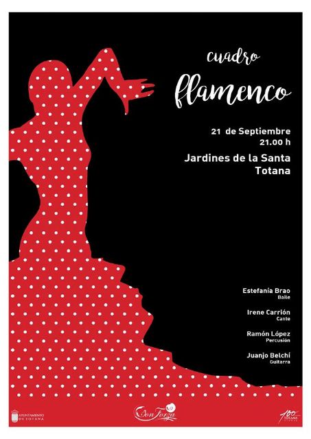 The Musical Association "With Forza" celebrates tomorrow the show "Cuadro flamenco" in the inner courtyard of the Hotel de La Santa
