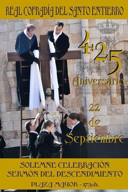 Alcantarilla participará en el 425 aniversario de la fundación de la Real Cofradía del Santo Entierro de Zamora - 1, Foto 1