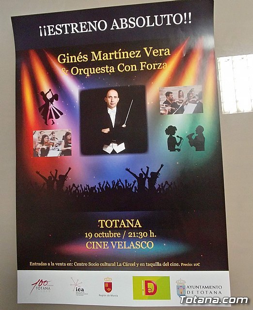 La Asociación Musical “Con Forza” organiza el próximo 19 de octubre el espectáculo musical y escenográfico de Ginés Martínez&Orquesta Con Forza, Foto 3