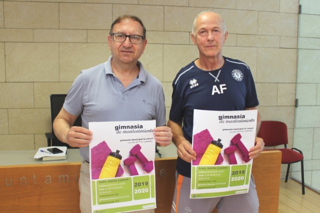 El programa de Gimnasia de Mantenimiento arrancó el pasado 9 de septiembre, Foto 1