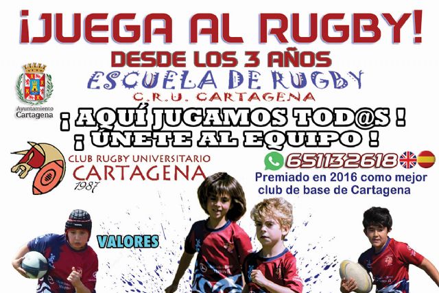 La escuela del Club de Rugby Universitario de Cartagena comienza los entrenamientos del nuevo curso - 1, Foto 1
