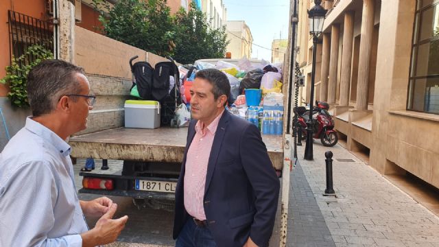 Alcantarilla recoge ocho toneladas de alimentos y ropa para los damnificados por el temporal de lluvias - 2, Foto 2