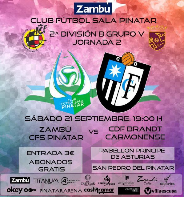 Zambú CFS Pinatar quiere ganar en su debut liguero ante el CDF Brandt Carmonense - 1, Foto 1