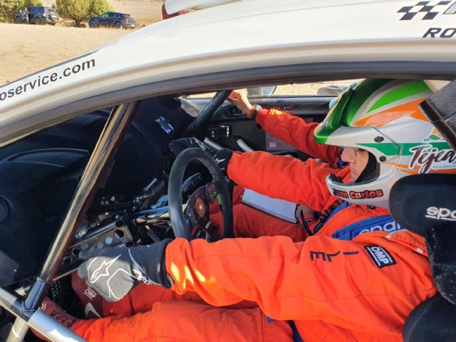Juan Carlos Quintana y Yeray Mujica terceros en el tramo de tierra Daroca - 1, Foto 1