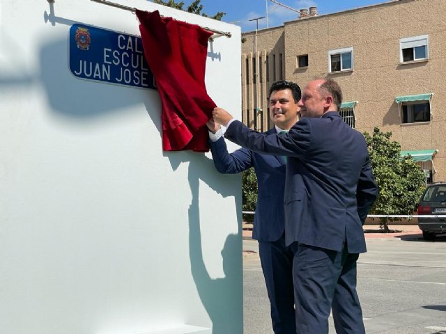 San Javier dedica una calle al escultor Juan José Quirós - 1, Foto 1