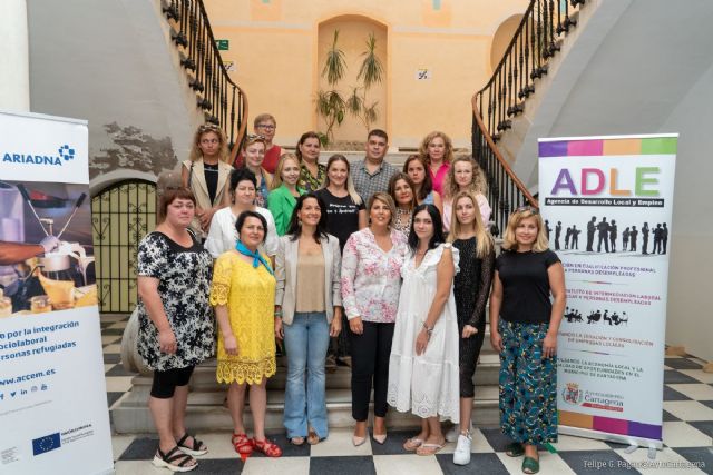 Diecisiete ucranianos han comenzado el programa de activación para el empleo de ADLE y ACCEM en Cartagena - 1, Foto 1