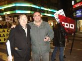 Delegados sindicales, políticos de IU y vecinos de Totana, asisten en Murcia a la manifestación convocada para defender las pensiones y los derechos sociales de los trabajadores - 2