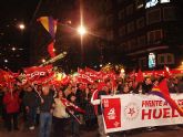 Delegados sindicales, políticos de IU y vecinos de Totana, asisten en Murcia a la manifestación convocada para defender las pensiones y los derechos sociales de los trabajadores - 7