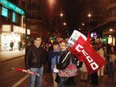 Delegados sindicales, políticos de IU y vecinos de Totana, asisten en Murcia a la manifestación convocada para defender las pensiones y los derechos sociales de los trabajadores - 12