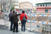 Autoridades municipales visitan las obras de la redonda de “La Kabuki”, en la Avenida Juan Carlos I - 1