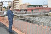 Autoridades municipales visitan las obras de la redonda de “La Kabuki”, en la Avenida Juan Carlos I - 10