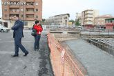 Autoridades municipales visitan las obras de la redonda de “La Kabuki”, en la Avenida Juan Carlos I - 12