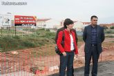 Autoridades municipales visitan las obras de la redonda de “La Kabuki”, en la Avenida Juan Carlos I - 15