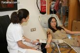 Medio centenar de voluntarios han participado en la maratón de hemodonación que se ha llevado a cabo en el salón de plenos del ayuntamiento de Totana - 7