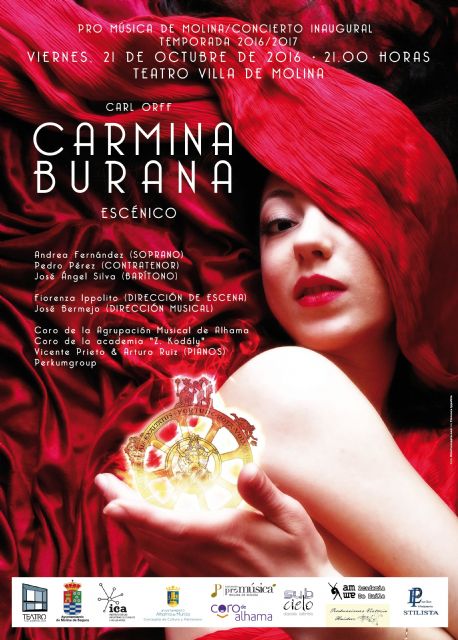 El Teatro Villa de Molina inaugura el viernes 21 de octubre el Ciclo de Músicas Clásicas de octubre-enero con Carmina Burana - 1, Foto 1
