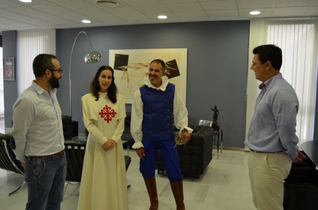 Don Juan Tenorio y Doña Inés visitaron el Ayuntamiento de San Javier - 2, Foto 2