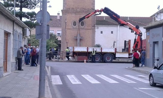 Retiran el yugo y las flechas de La Aljorra en cumplimiento de la Ley de Memoria Histórica - 5, Foto 5