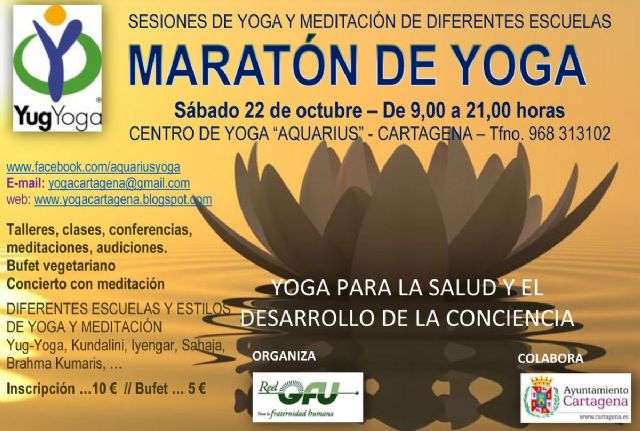 Un Maratón de Yoga y Meditación llega a Cartagena con más de doce horas de actividades - 3, Foto 3
