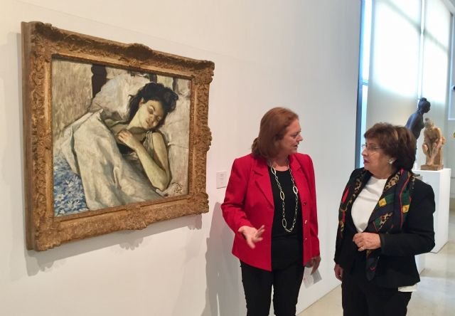 Cultura exhibe una nueva obra del pintor Andrés Conejo depositada en el Museo de Bellas Artes de Murcia por su familia - 1, Foto 1