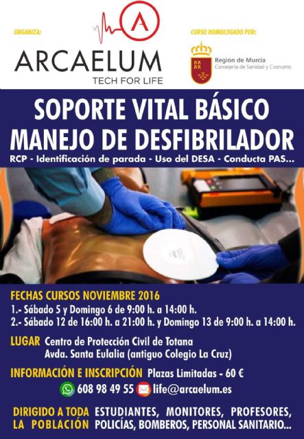 Several courses on "Basic life support for handling Defibrillator" are organized during November, Foto 1