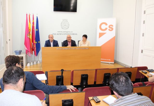 Cs Cartagena advierte: Si no baja el agua no negociaremos ni apoyaremos los presupuestos de 2018 - 2, Foto 2