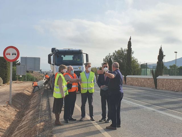 Refuerzan la seguridad de los taludes de la carretera que une Los Belones con Portmán - 1, Foto 1