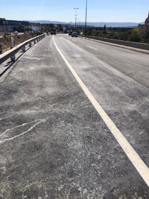 Abre al tráfico el tramo de N-301 donde el Ayuntamiento de Molina de Segura ha llevado a cabo obras de reparación por daños provocados por la DANA de septiembre de 2019 - 2, Foto 2