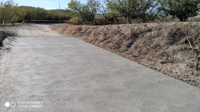 Concluyen las obras de hormigonado del paso de la rambla de El Judío en el paraje de Entrerramblas - 1, Foto 1