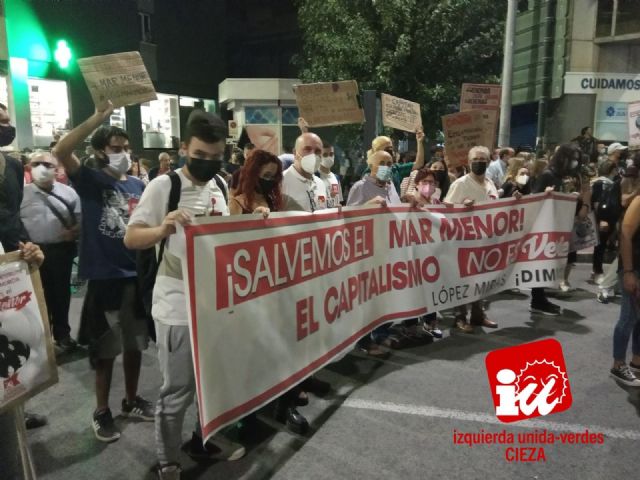 IU-Verdes de Cieza: La recogida de firmas para proteger al Mar Menor se prórroga 3 meses, a pesar del PP - 1, Foto 1