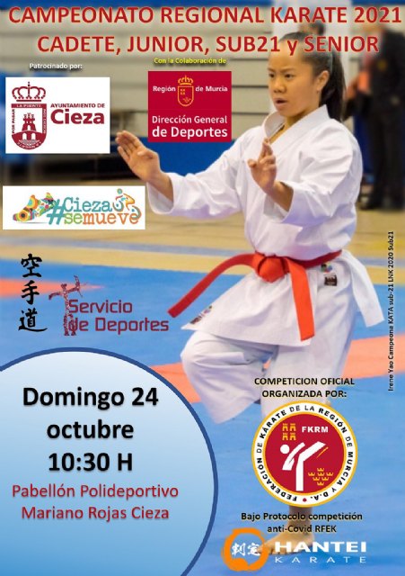 El Ayuntamiento patrocina el Campeonato Regional de Karate que se celebra este domingo en el Polideportivo Mariano Rojas - 1, Foto 1