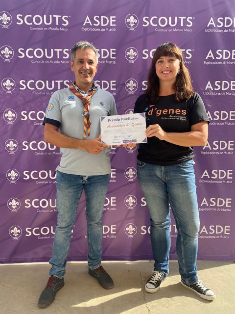 La Federación Scout de Exploradores de Murcia concede el I Premio Huellas a D´Genes por su labor en favor de las personas con enfermedades raras - 2, Foto 2