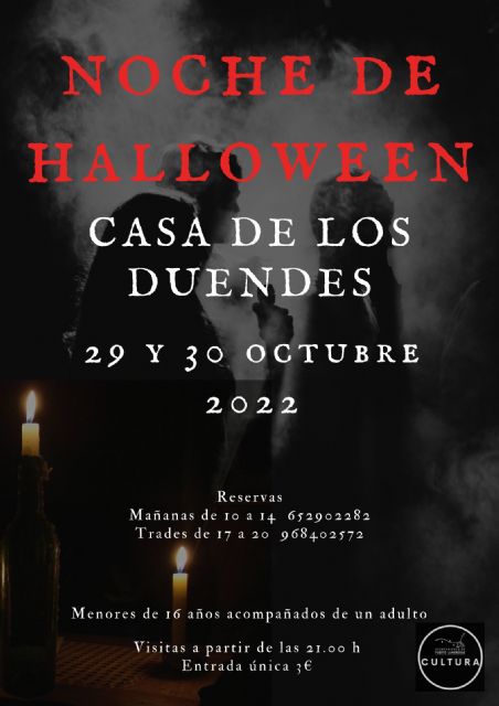 Puerto Lumbreras organiza, a partir del próximo viernes, diferentes actividades para todos los públicos con motivo de la popular fiesta de Halloween - 1, Foto 1