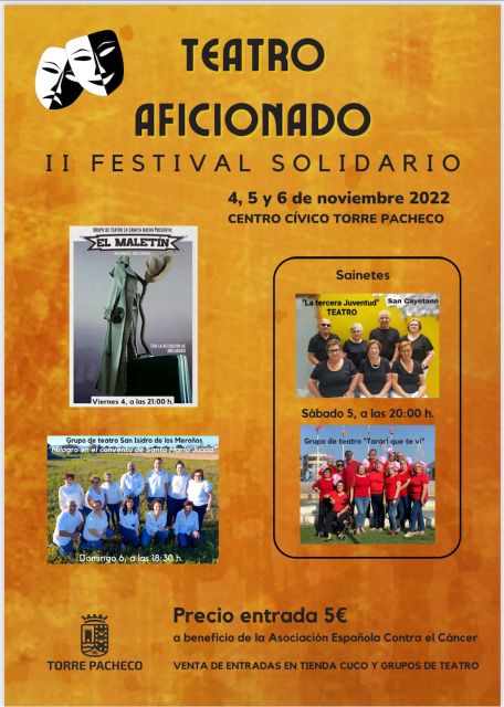 Teatro Aficionado – II Festival Solidario, a beneficio de la Asociación Española Contra el Cáncer - 1, Foto 1