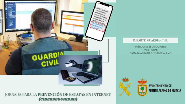 Fuente Álamo celebra una importante jornada sobre ciberseguridad impartida por la Guardia Civil - 1, Foto 1