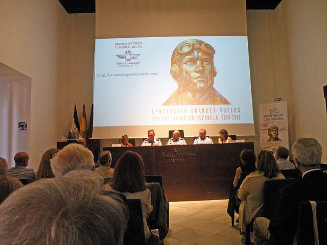 El Real Alcázar de Sevilla acoge el Congreso Internacional del Centenario de los Grandes Vuelos de la Aviación Española - 4, Foto 4