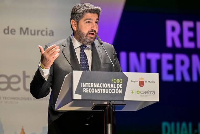 López Miras aboga por el uso de las tecnologías duales para hacer de la Región un referente en la reconstrucción ante catástrofes - 3, Foto 3