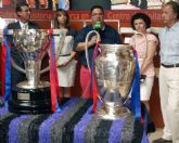 La Federación de Peñas Barcelonistas de la Región de Murcia y el FC Barcelona con los afectados por el terremoto de Lorca - 5