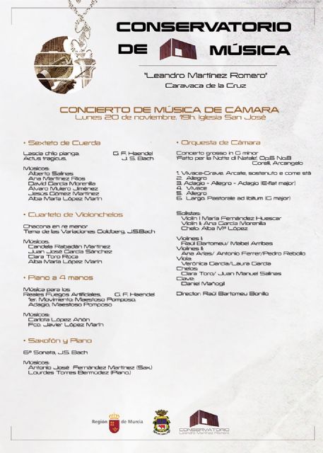 El Conservatorio de Caravaca celebra Santa Cecilia con un ciclo de conciertos - 4, Foto 4