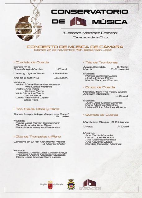 El Conservatorio de Caravaca celebra Santa Cecilia con un ciclo de conciertos - 5, Foto 5