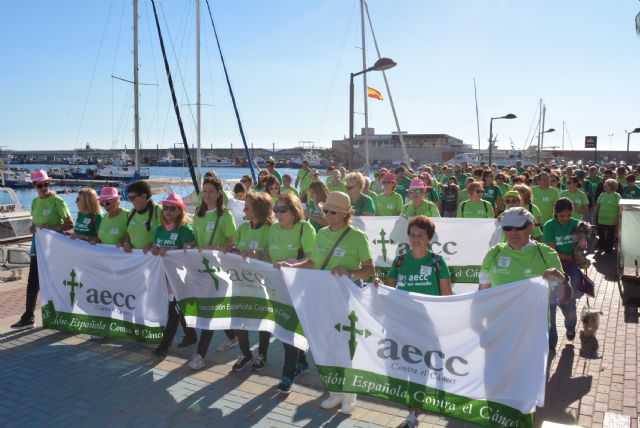 Más de trescientas personas se ponen en marcha contra el cáncer en Águilas - 1, Foto 1