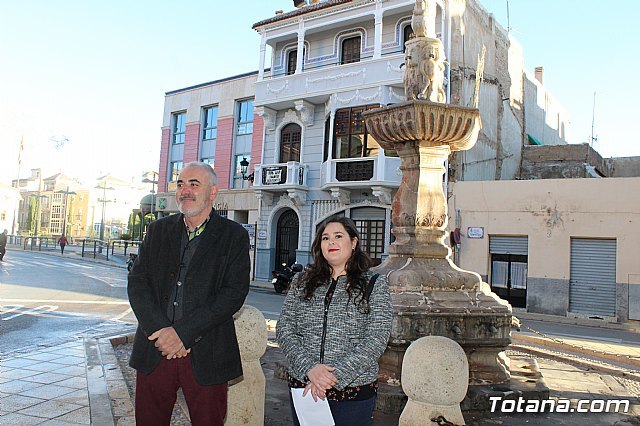 Las obras de restauración de la fuente Juan de Uzeta contemplan una actuación integral en el monumento y en su entorno arquitectónico, Foto 3